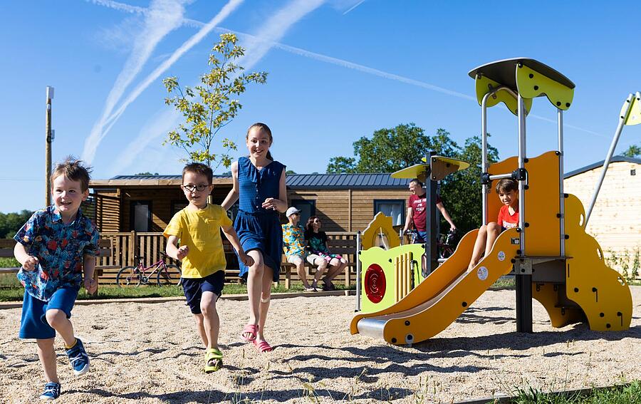 familie kinderen camping