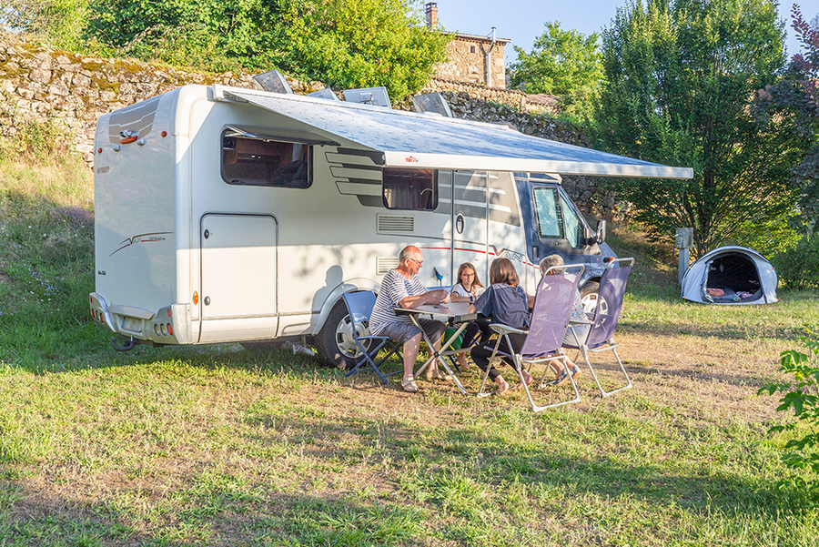 comfortabele camperplaatsen